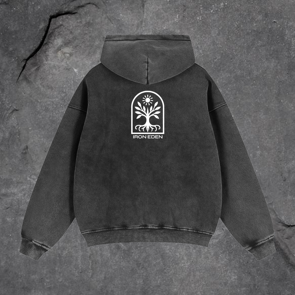Zip-Through Boxy Fleece Hoodie